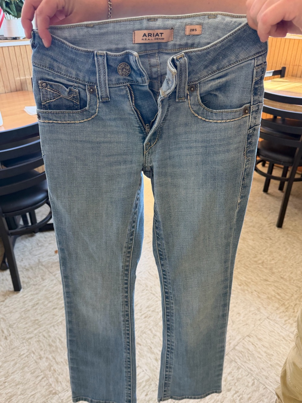 Ariat Girl’s  Light Wash Slim Bootcut Jeans